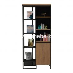 Display Cabinet Size 80 - DC 8024 TEC-BT / TECIDO-BLACK TEXTUR